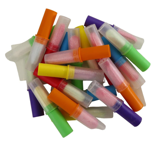 CAPTAIN PLAY Candy Lipstick, 20 Süßwaren Lippenstift einzeln verpackt im Sparpack