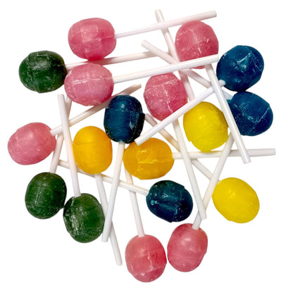 CAPTAIN PLAY Lutscher Sparpack, 18 Stück Lollies mit Kaugummikern in Einzelverpackung 288g