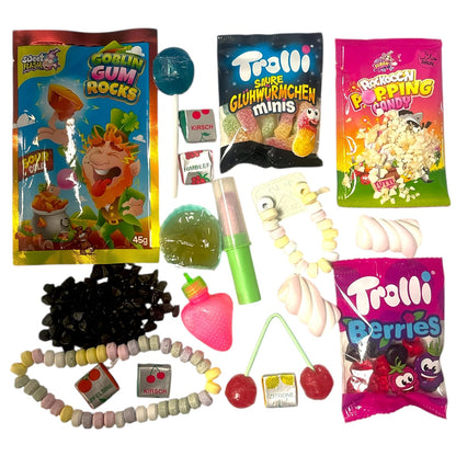 CAPTAIN PLAY Retro Süßigkeiten Box 10 verschiedene Nostalgie-Süßigkeiten