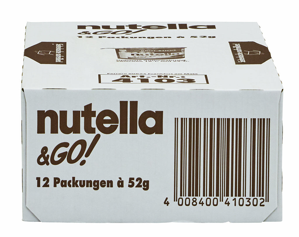 nutella & GO  12 x 52g - EPAL mit 285 UK