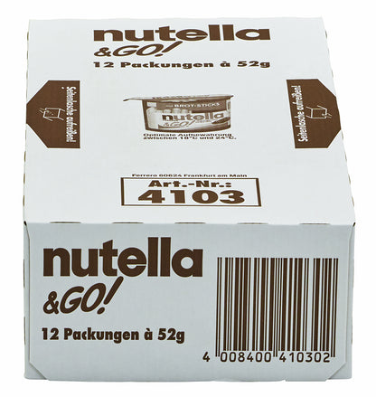 nutella & GO  12 x 52g - EPAL mit 285 UK