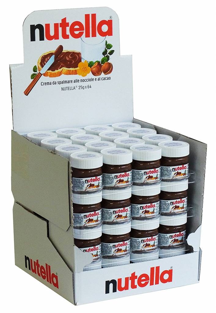 Nutella Mini Glas 64 x 25g - EPAL mit 144 UK