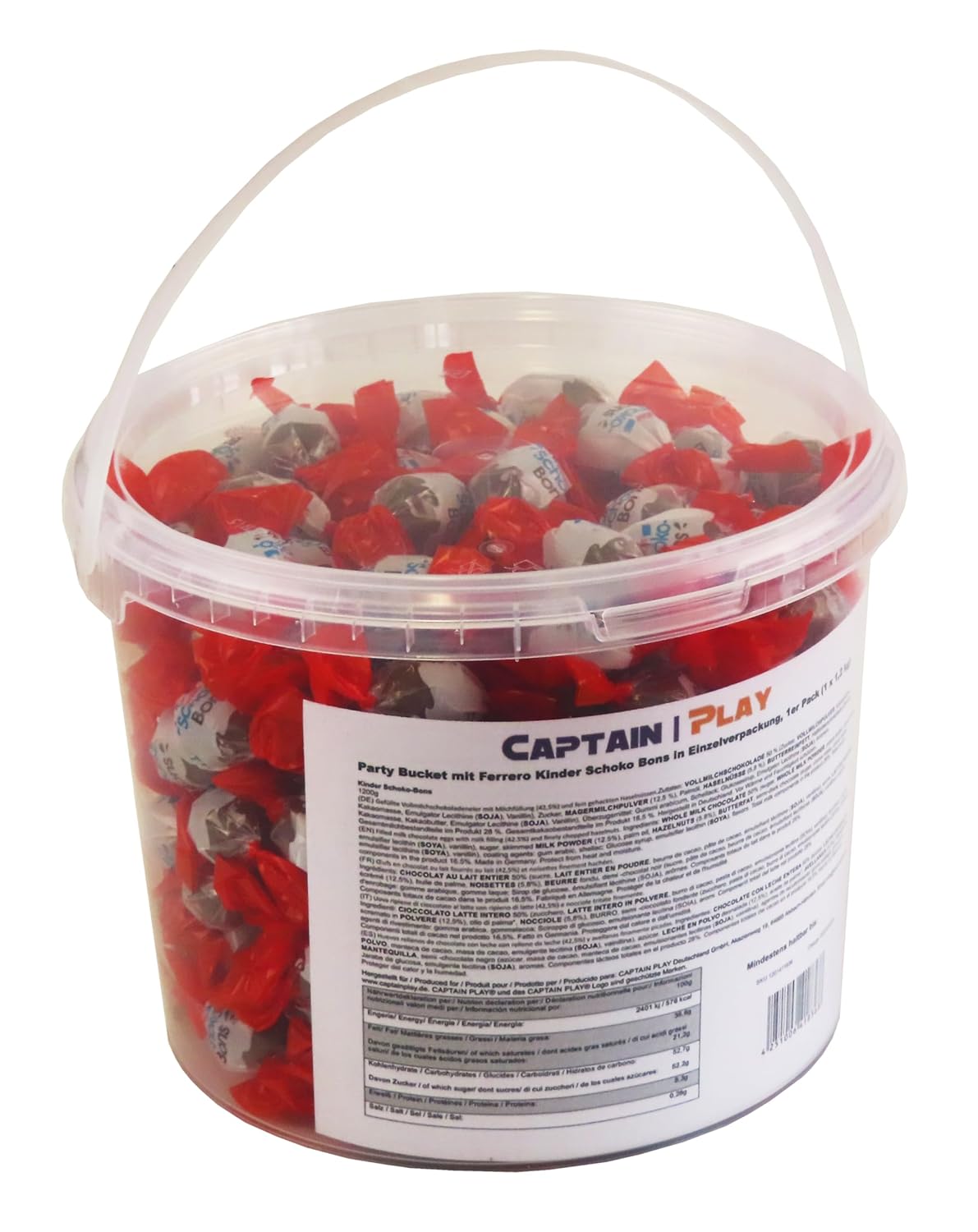 Party Bucket mit Ferrero Kinder Schoko Bons 1,2kg