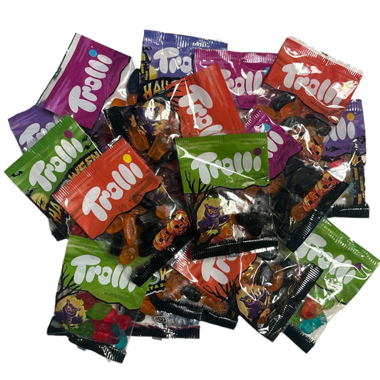 Trolli Halloween Süßigkeiten Sparpack mit 20 Mini Beutelchen, 400g