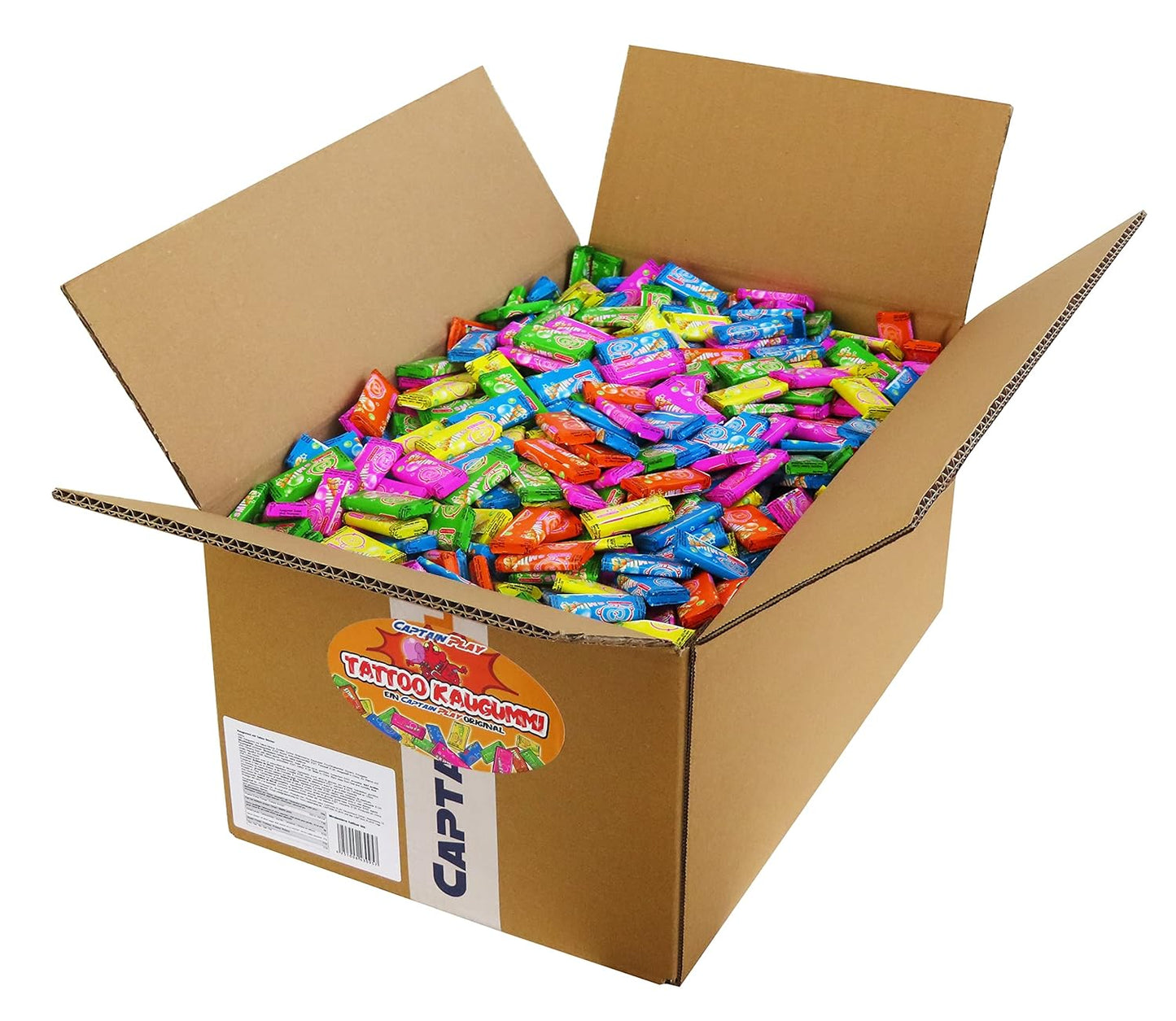 CAPTAIN PLAY Tattoo Kaugummi 5kg