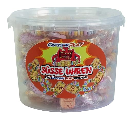 CAPTAIN PLAY Süße Uhren 50 Stück