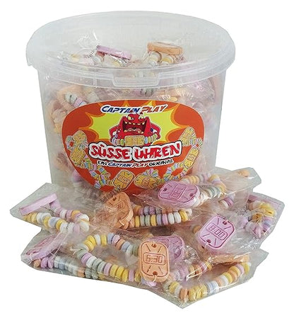 CAPTAIN PLAY Süße Uhren 50 Stück