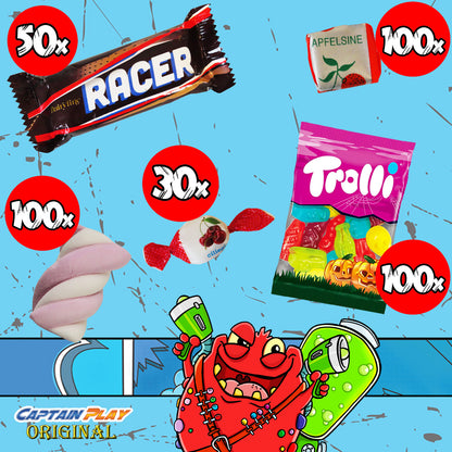 CAPTAIN PLAY Wurfmaterial 4 kg Mix, 300 Teile